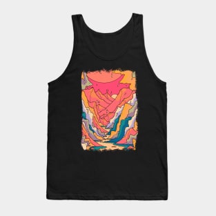 Vibrant mountain trail Tank Top